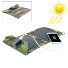 Universal 5W Portable USB cargador solar para teléfono celular MP4 GPS